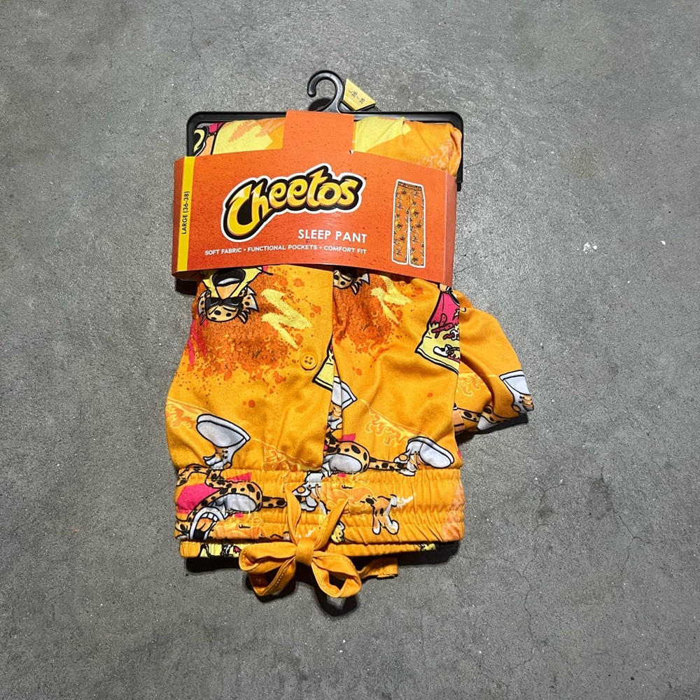 Orange Sleep Pants for Men